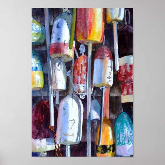 Onde as boias são Poster (Frente)