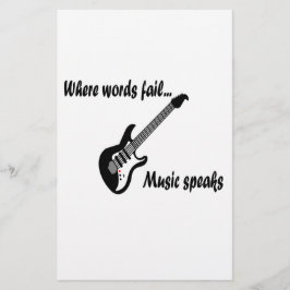 Onde as palavras falham, a música fala