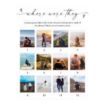 Onde Eles Estavam Bridal Game Poster Minimalista