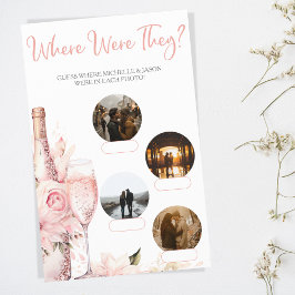 Onde Eles Estavam Rosa De Jogo De Festa De Chá de