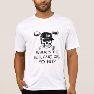 Onde está a Beer Cart Girl? T-Shirt de Desempenho