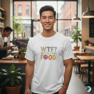 Onde está a Camiseta Masculina de Comida