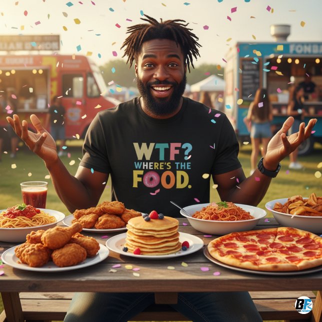 Onde está a Comida de T-Shirt Men (Criador carregado)