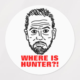 Onde está a etiqueta à prova de água do Hunter 15