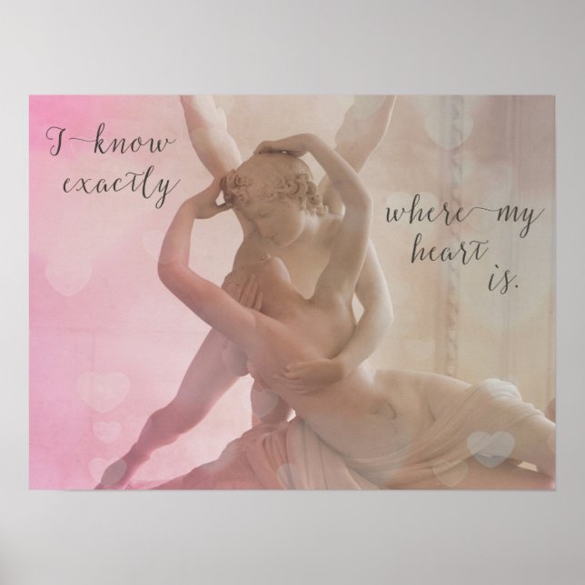 Onde Está O Meu Coração | Poster de amor (Frente)