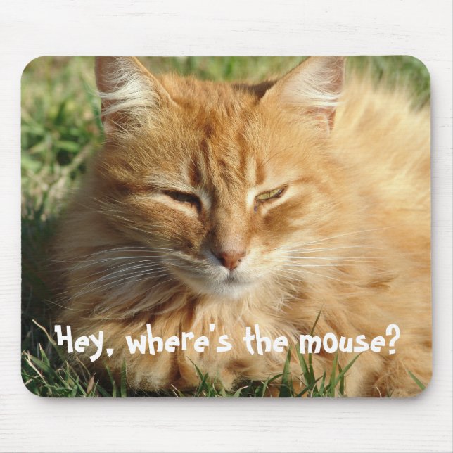 Onde está o rato?. - Mousepad (Frente)