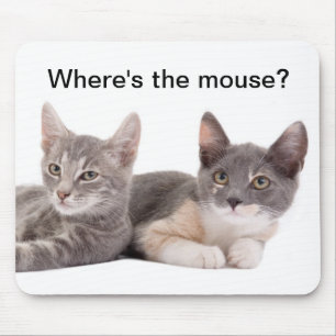 Onde está o rato? Mousepad bonito