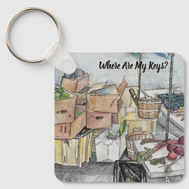 Onde estão as minhas chaves. Tenho-os Chaveiro (Frente)