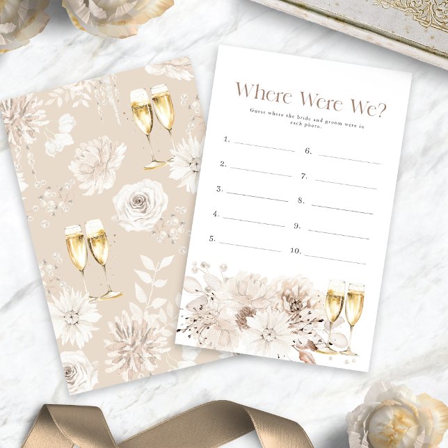 Onde Estávamos Jogo (Pearls and Prosecco Where Were We Game
)