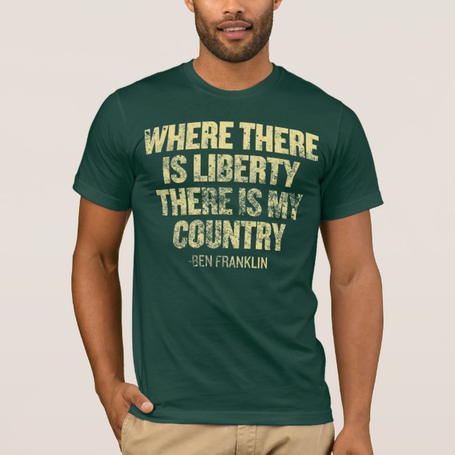 Onde há camisa da liberdade (Frente)