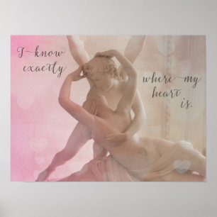 Onde Meu Coração Está  Poster de amor