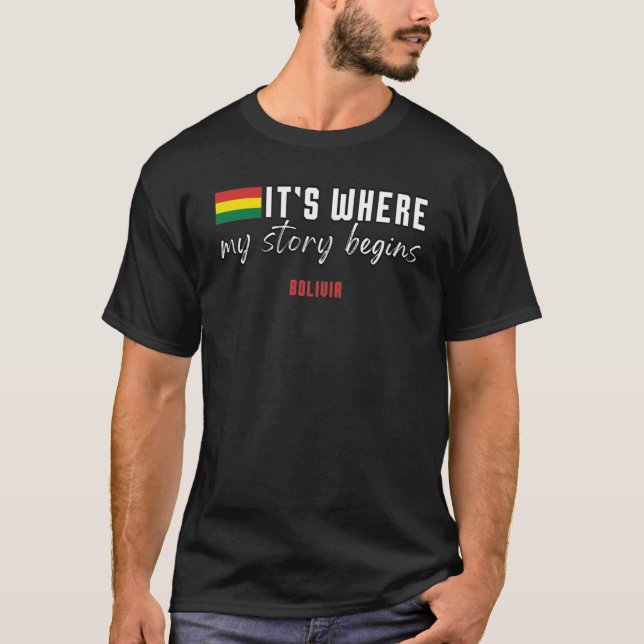 Onde minha história começa, Bolívia T-Shirt (Frente)