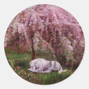 Onde os unicórnios sonham a etiqueta