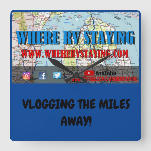 Onde RV Permanecendo Relógio (Frente)