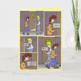 Onde Você Está? Cartão de saudação amarelo