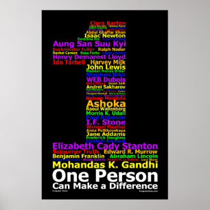 One Person Can Make a Difference ( Poster )