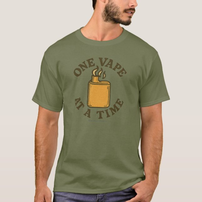 One Vape at a Time - T-Shirt (Frente)