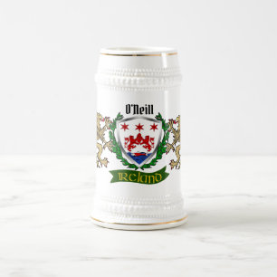 O'Neill/Neill Irish Shield Beer Caneca de cerveja