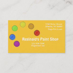 Ônibus. Cartão - Palete de Tinta