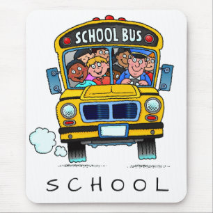 Ônibus escolar em Mousepad