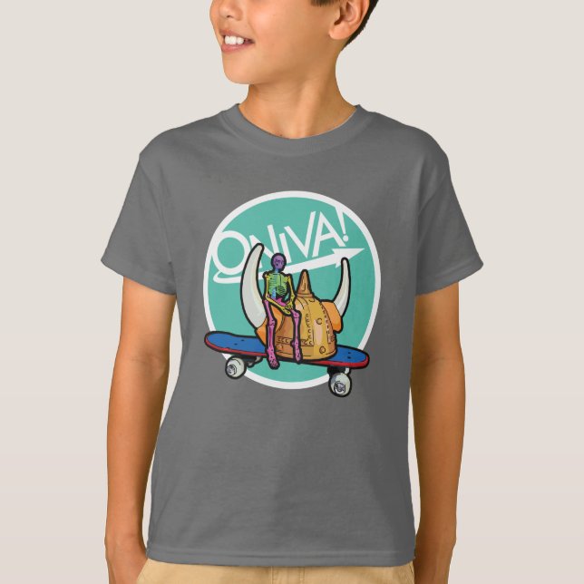 ONIVA! Camiseta de Viking na Esquileta (Frente)