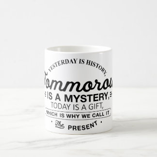 Ontem é caneca da história