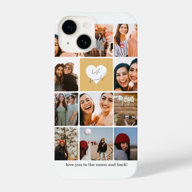 Onze Fotografias Collage Melhor Amigo Feliz Aniver (Verso)