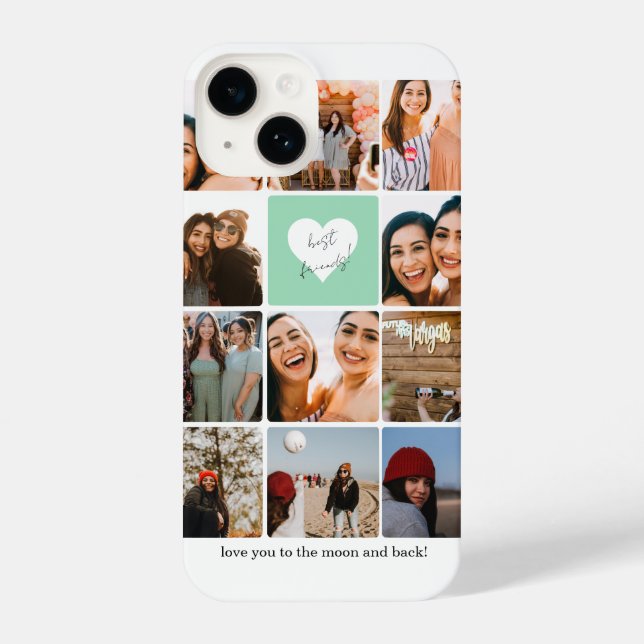 Onze Fotografias Collage Melhor Amigo Feliz Aniver (Verso)