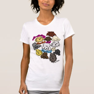 oodles e oodles dos Doodles e do t-shirt das