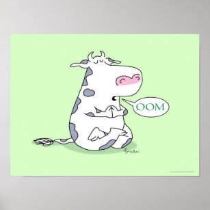 OOM COW poster por Sandra Boynton