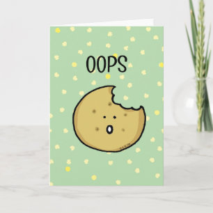 OOPS, cartão de desculpas