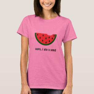 oops eu comi uma camisa da maternidade da semente