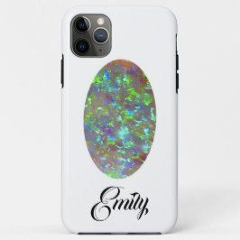 Opal capas de iphone Gemstone Oval Cabochon