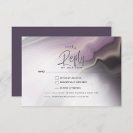 OPÇÃO DE REFEIÇÕES RSVP | Mármore-pincel de ameixa