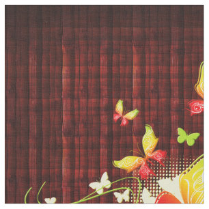 Opções de borboleta Art 5 e 5A Tecido personalizad