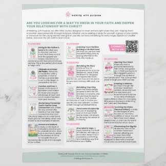 Opções de Estudo de bíblia para Folheto de Mulhere