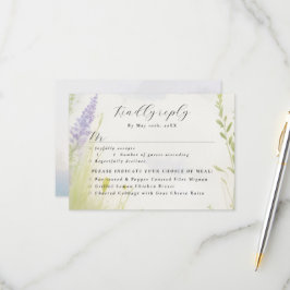 opções de refeição RSVP w de nuvens de paisagem de