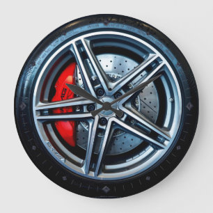 Opções de Relógios de Parede Alloy Wheel 1