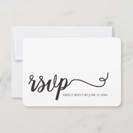 Opções do Menu RSVP de Casamento de Script Simples