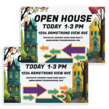 Open House Signos de Marketing Imobiliário R/L