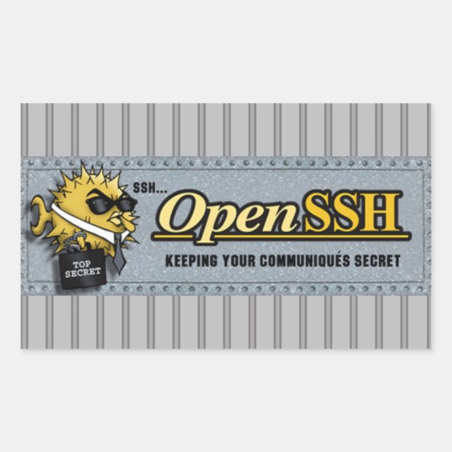 OpenSSH - Adesivos para seringas (Frente)