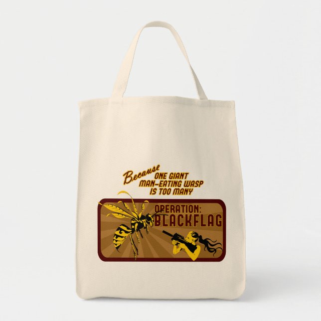 operação: Bolsa de Grocery BLACKFLAG (Frente)