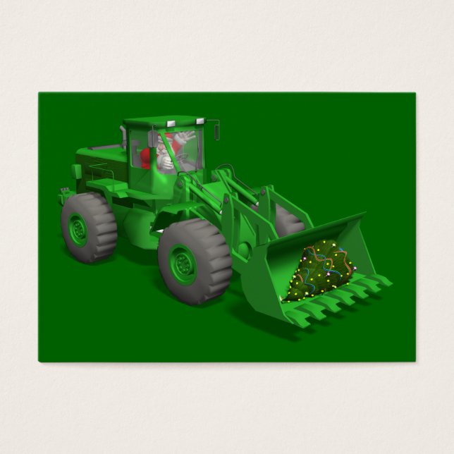 Operador Bulldozer Santa Claus (Frente)