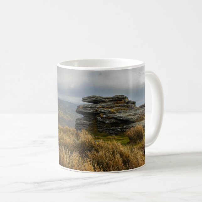 Opinião de Dartmoor, caneca do parque nacional (Frente Esquerda)