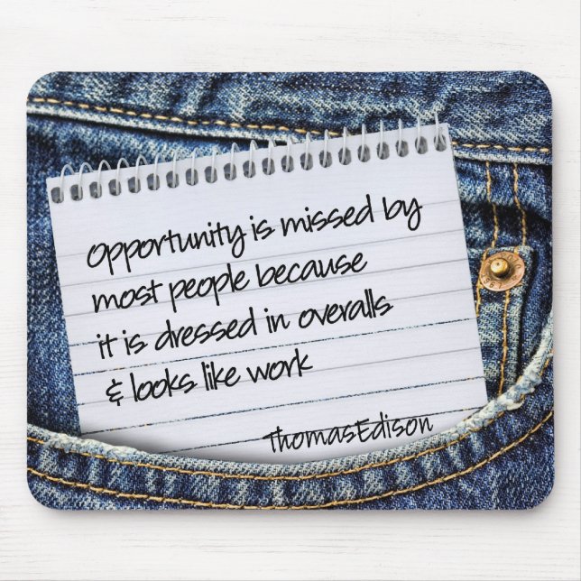 Oportunidade Mousepad inspirado (Frente)