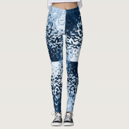 Opposites Attract Navy Blue Leggings