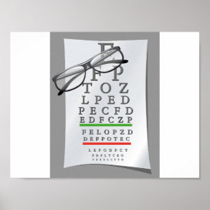 Optometrist Chart Poster