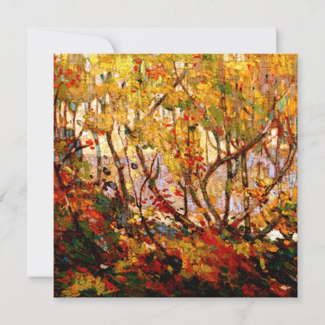 Opulent outubro, famosa pintura de arte, (Frente)