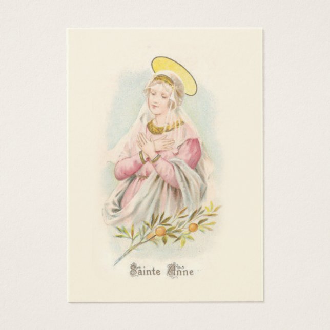 Oração à Rua. Anne segurando Virgem Maria Santa (Frente)