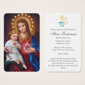 Oração Batismo | Coração Imaculado de Maria